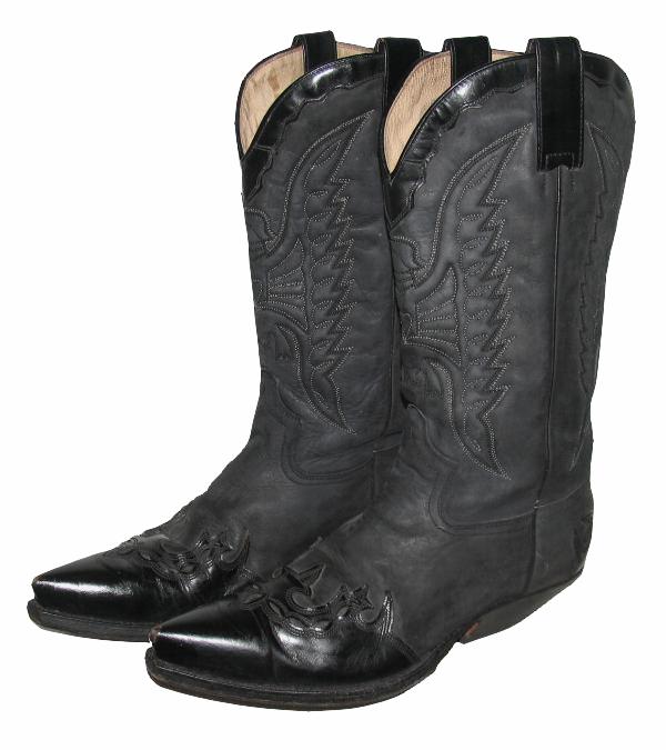 sendra black cowboy boots